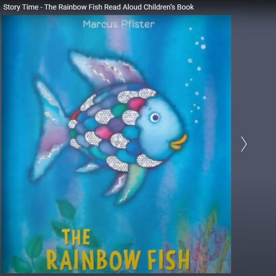 Rainbow Fish is such a great book and it teaches a valuable lesson